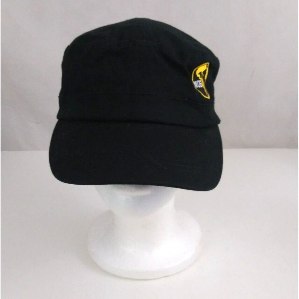 Helinger WOB Black Newsboy Cadet 100% Cotton Unisex Adjustable Baseball Cap